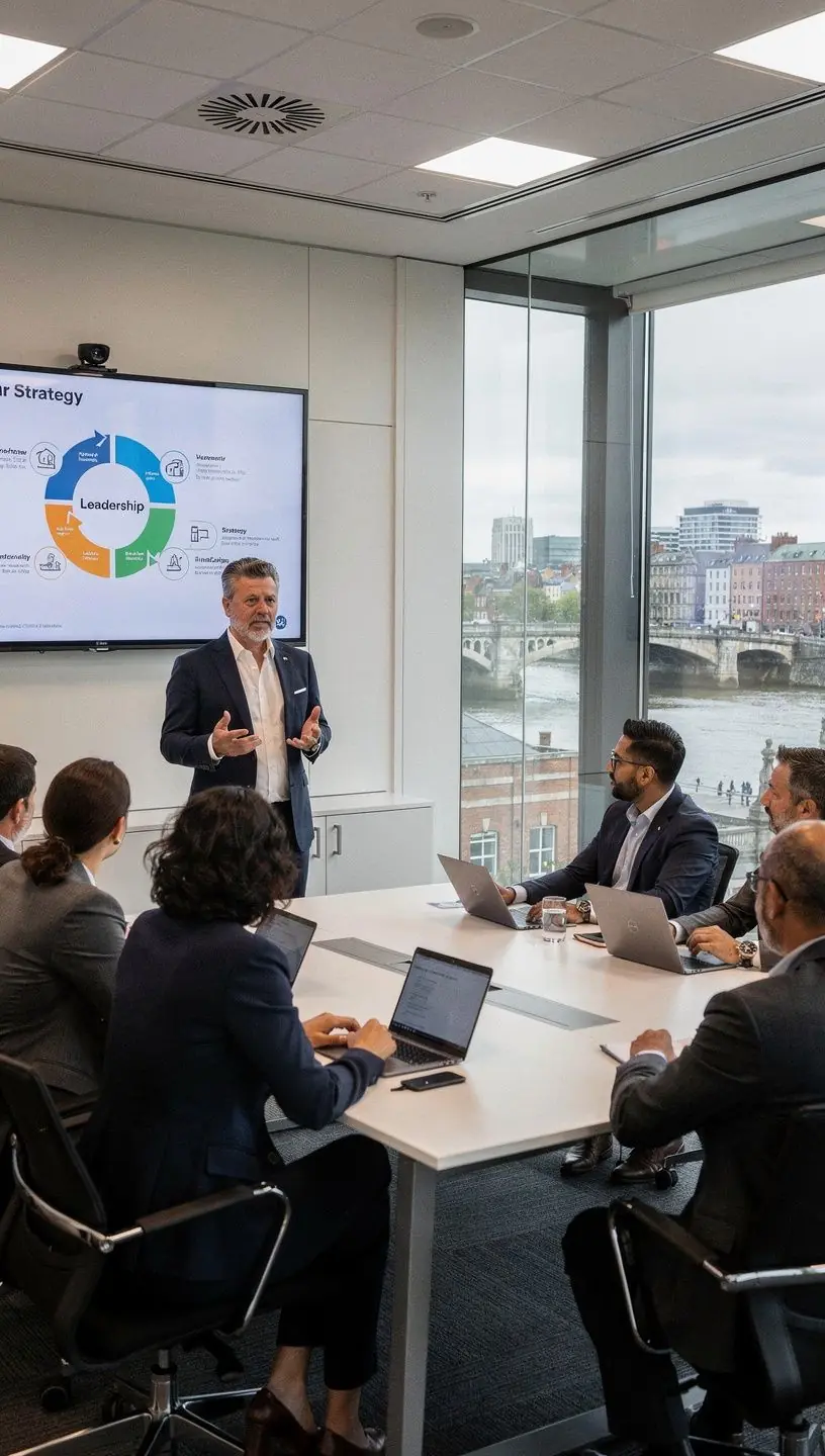 An inspiring outdoor team-building activity where employees are actively participating in problem-solving challenges to enhance teamwork.